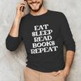 Book Lover Book Eat Sleep Read Books Repeat Unisex Long Sleeve T-Shirt Book Lover Book Eat Sleep Read Books Repeat Unisex Long Sleeve T-Shirt