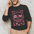 Book Lover Read Your Heart Out Teacher Valentines Unisex Long Sleeve T-Shirt