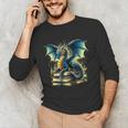 Book Lover Reading Fantasy Dragon Unisex Long Sleeve T-Shirt