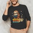 Book Lover Sloth Reading Bookish Library Read Books Be Kind Unisex Long Sleeve T-Shirt Book Lover Sloth Reading Bookish Library Read Books Be Kind Unisex Long Sleeve T-Shirt
