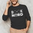 Book Nerd Book Club Bookworm Reading Lover Humor Unisex Long Sleeve T-Shirt