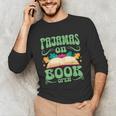 Book And Pajama Pajamas On Book Open Unisex Long Sleeve T-Shirt Book And Pajama Pajamas On Book Open Unisex Long Sleeve T-Shirt