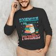 Book Reader Librarian Bookworm In Pajamas Book And Pajama Unisex Long Sleeve T-Shirt