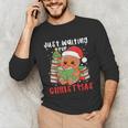 Book Reading Just Waiting For Christmas Gingerbread Unisex Long Sleeve T-Shirt Book Reading Just Waiting For Christmas Gingerbread Unisex Long Sleeve T-Shirt