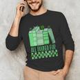 All Booked For St Patrick's Day Book Lover Lucky Shamrock Unisex Long Sleeve T-Shirt All Booked For St Patrick's Day Book Lover Lucky Shamrock Unisex Long Sleeve T-Shirt