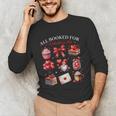 All Booked For Valentine Coquette Bow Girl Women Teacher Unisex Long Sleeve T-Shirt