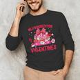 All Booked For Valentines Coquette Bow Book Valentine Day Unisex Long Sleeve T-Shirt
