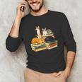 Bookish Cat Lover Cute Reading Squad Books & Kittens Love Unisex Long Sleeve T-Shirt Bookish Cat Lover Cute Reading Squad Books & Kittens Love Unisex Long Sleeve T-Shirt
