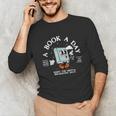 Bookish Mental Health Book A Day Retro Read More Book Unisex Long Sleeve T-Shirt