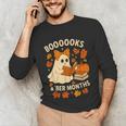 Books And BER Months Fall Librarian Reading Halloween Unisex Long Sleeve T-Shirt Books And BER Months Fall Librarian Reading Halloween Unisex Long Sleeve T-Shirt