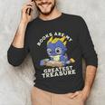 Books Are My Greatest Treasure Kawaii Dragon Reading Books Unisex Long Sleeve T-Shirt Books Are My Greatest Treasure Kawaii Dragon Reading Books Unisex Long Sleeve T-Shirt