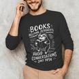 Books Helping Introverts Avoid Conversations Since 1454 Unisex Long Sleeve T-Shirt Books Helping Introverts Avoid Conversations Since 1454 Unisex Long Sleeve T-Shirt