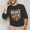 Books Are My Love Language Reading Lover Librarian Valentine Unisex Long Sleeve T-Shirt Books Are My Love Language Reading Lover Librarian Valentine Unisex Long Sleeve T-Shirt