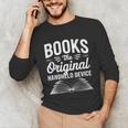 Books The Original Handheld Device Book Reading Unisex Long Sleeve T-Shirt