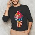 Books Reading Ice Cream Unisex Long Sleeve T-Shirt Books Reading Ice Cream Unisex Long Sleeve T-Shirt