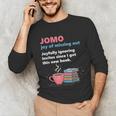 Books Saying JOMO Joy Of Missing Out For Bookworms Unisex Long Sleeve T-Shirt