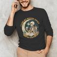 I Like My Books Spicy & My Coffee Icy Skeleton Read Book Unisex Long Sleeve T-Shirt