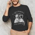 I Like My Books Spicy And My Coffee ICY Unisex Long Sleeve T-Shirt