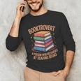 Booktrovert Literature Book Reading Books Reader Unisex Long Sleeve T-Shirt Booktrovert Literature Book Reading Books Reader Unisex Long Sleeve T-Shirt