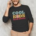 Bookworm Cool Kids Read Books Book Lover Reading Unisex Long Sleeve T-Shirt