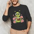Bookworm Costume Kawaii Reading Worm For World Book Day Unisex Long Sleeve T-Shirt