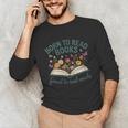 Born To Read Books Forced To Read Emails Unisex Long Sleeve T-Shirt Born To Read Books Forced To Read Emails Unisex Long Sleeve T-Shirt