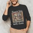 Buhurt Hourly Book Epic Knight Fight In Armor Buhurt Unisex Long Sleeve T-Shirt Buhurt Hourly Book Epic Knight Fight In Armor Buhurt Unisex Long Sleeve T-Shirt
