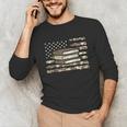 Camo Across America Read Reading Book Librarian Men Women Unisex Long Sleeve T-Shirt