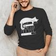 Cat Book Books And Cats Cat Lover Cat Mom Book Lovers Unisex Long Sleeve T-Shirt