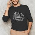 Cats Books And Coffee – My Perfect Day Cat Lover Unisex Long Sleeve T-Shirt Cats Books And Coffee – My Perfect Day Cat Lover Unisex Long Sleeve T-Shirt