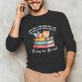 Cats And Books Easily Distracted By Book & Cat Lover Men Women Kids Unisex Long Sleeve T-Shirt Cats And Books Easily Distracted By Book & Cat Lover Men Women Kids Unisex Long Sleeve T-Shirt