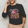 Chapter 67 Floral Book Stack Unisex Long Sleeve T-Shirt Chapter 67 Floral Book Stack Unisex Long Sleeve T-Shirt