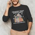 Chasing That Scholastic Book Fair Feeling Apparel Unisex Long Sleeve T-Shirt Chasing That Scholastic Book Fair Feeling Apparel Unisex Long Sleeve T-Shirt
