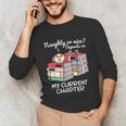 Christmas Book Lovers Naughty Or Nice Unisex Long Sleeve T-Shirt