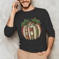 Christmas Book Ornament Bookworm Book Lover Men Women Unisex Long Sleeve T-Shirt