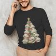 Christmas Book Tree Teacher Book Lover Xmas Librarian Unisex Long Sleeve T-Shirt Christmas Book Tree Teacher Book Lover Xmas Librarian Unisex Long Sleeve T-Shirt