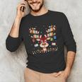 Christmas Librarian Reindeer Matching Book Lover Unisex Long Sleeve T-Shirt Christmas Librarian Reindeer Matching Book Lover Unisex Long Sleeve T-Shirt
