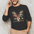 Christmas Librarian Reindeer Matching Family Book Lover Xmas Unisex Long Sleeve T-Shirt Christmas Librarian Reindeer Matching Family Book Lover Xmas Unisex Long Sleeve T-Shirt