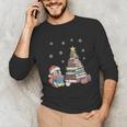 Christmas A Penguin Reading Book Snowflake Cocoa Hot Teacher Unisex Long Sleeve T-Shirt Christmas A Penguin Reading Book Snowflake Cocoa Hot Teacher Unisex Long Sleeve T-Shirt