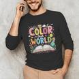 Color Our World Book Reading Program 2026 Summer Unisex Long Sleeve T-Shirt