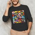 Comic Book Pop Art Modern Fun Unisex Long Sleeve T-Shirt Comic Book Pop Art Modern Fun Unisex Long Sleeve T-Shirt
