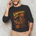 Comic Book Superhero Fall Season Leaf Blower Unisex Long Sleeve T-Shirt