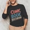 Comic Book Historian Vintage Comic Book Collector Unisex Long Sleeve T-Shirt