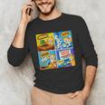 Comic Reader Comic Book Merch Vintage Reading Comic Books Unisex Long Sleeve T-Shirt