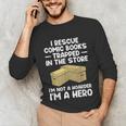 Cool Comic Book For Men Women Comic Book Collector Unisex Long Sleeve T-Shirt Cool Comic Book For Men Women Comic Book Collector Unisex Long Sleeve T-Shirt