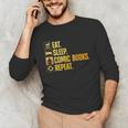Cool Comic Books Art For Men Women Comic Book Lover Comics Unisex Long Sleeve T-Shirt