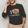Corduroy I Heart Corduroy Teddy Bear Retro Children's Book Unisex Long Sleeve T-Shirt