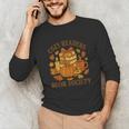 Cozy Readers Book Society Vintage Fall Books & Pumpkin Unisex Long Sleeve T-Shirt