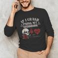 If I Crash Pause My Audiobook Lovers Dark Romance Spicy Book Unisex Long Sleeve T-Shirt If I Crash Pause My Audiobook Lovers Dark Romance Spicy Book Unisex Long Sleeve T-Shirt