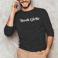 Cute Basic Book Girlie Unisex Long Sleeve T-Shirt